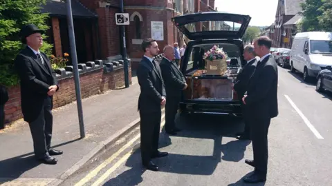 Zofija Kaczan's funeral