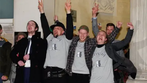 PA Media Colston protesters