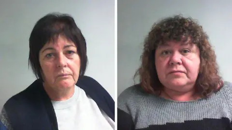 North Yorkshire Police Elizabeth Johnson (l) and Machele Farrar