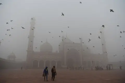 Getty Images Delhi pollution