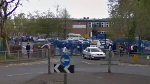 Google Olchfa School has car parking space for staff