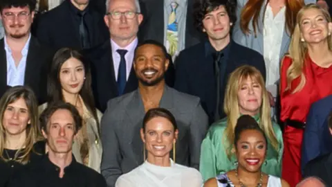 AMPAS Michael B Jordan in the Oscars class photo