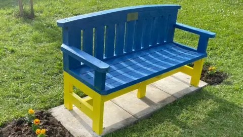 Larisa Korol The bench in Ilkley