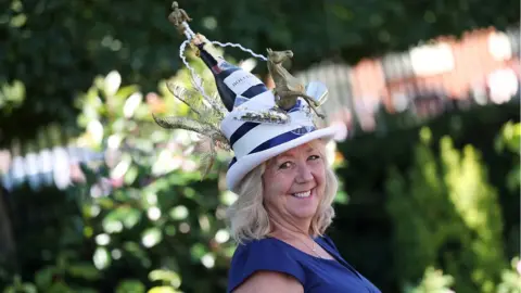 Steve Parsons Champagne bottle hat