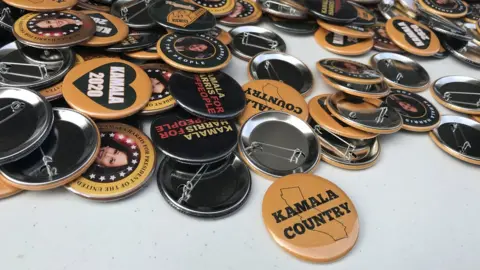 BBC button that says "Kamala Country"