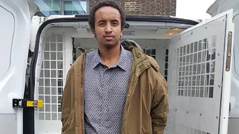 Metropolitan Police Ali Harbi Ali after arrest