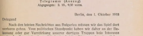 British Library Paul von Hintze telegram