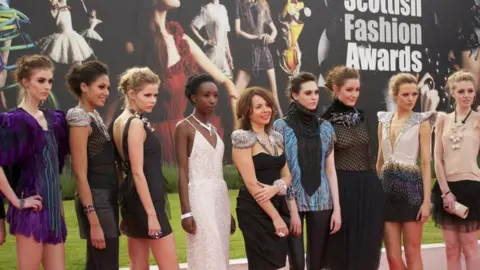 Eunice Olumide Eunice Olumide at the Scottish Fashion Awards