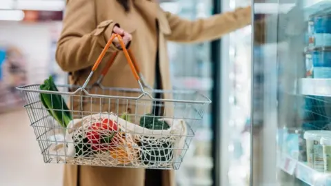 Getty Images Shopper with a basket