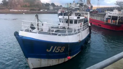 BBC A photo of the boat