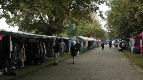 Aaron Zaher People browse different stalls at the Middlesbrough Mela