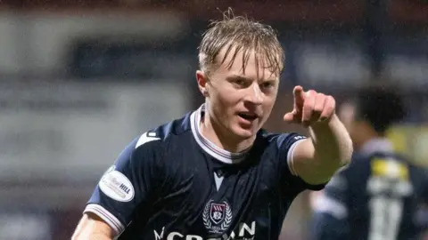 Dundee midfielder Lyall Cameron