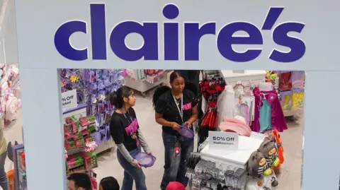 Getty Images A Claire's shop in Birmingham, UK