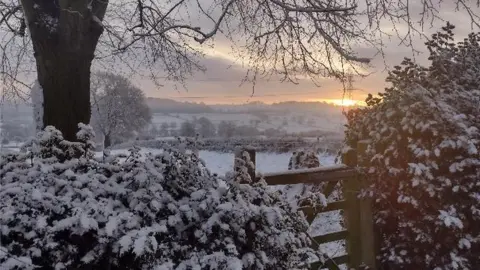 BBC Weather Watcher Genes and Wellies Snow in Horton