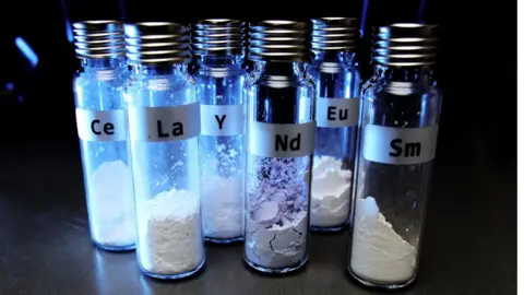 Getty Images Metal trading Company Haines and Maassen GmbH in Bonn, The company trades mainly with the rare earth elements and specialty metals.