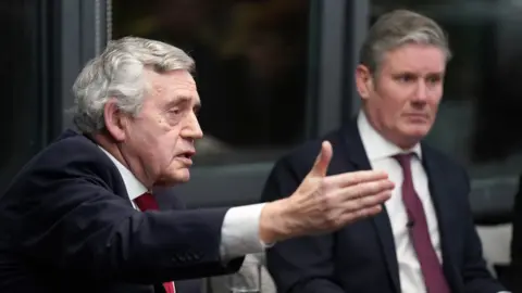 PA Media Gordon Brown and Keir Starmer