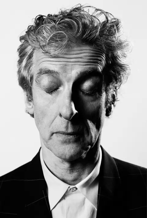Harry Borden Peter Capaldi with his eyes shut