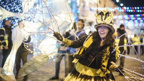 Blackburn with Darwen Council  Festival of Light pre-Christmas lantern parade