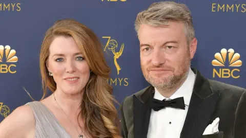 Getty Images Annabel Jones and Charlie Brooker