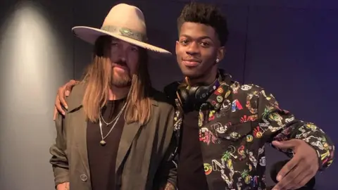 Lil Nas X Billy Ray Cyrus and Lil Nas X