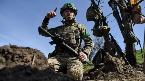 EPA-EFE/REX/Shutterstock Ukrainian soldier