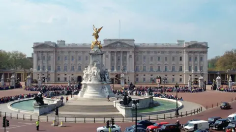 Getty Images Queen Victoria Memorial state in front of Buckingham Palace