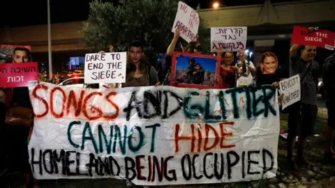 Getty Images-protesten in Tel Aviv