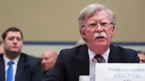 Getty Images John Bolton on Capitol Hill in November.