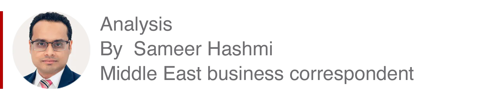 Analysis box by Sameer Hashmi, Middle East business correspondent