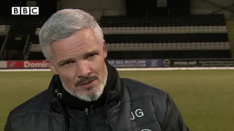 St Mirren manager Jim Goodwin