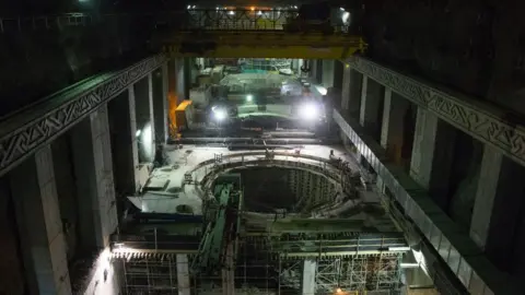 Nicolas Bedoya A view of construction work at the Hidroituango dam