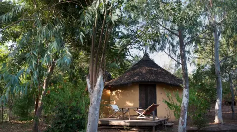 Lecampement.com A picture of one of the resort's bungalows