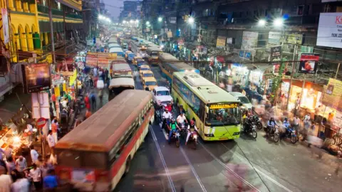 Getty Images Kolkata road