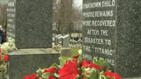 BBC Titanic graves in Nova Scotia