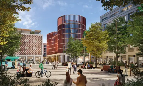 Muse An artist's impression of how the project in Solihull will look