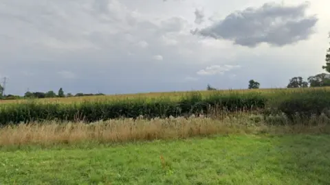 A green field planned for major development near Misterton, Leicestershire