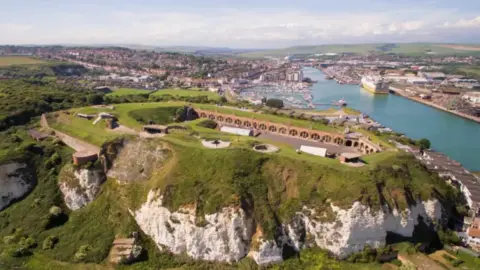 Wave Leisure Trust Newhaven Fort and Newhaven ferry pictured in the background