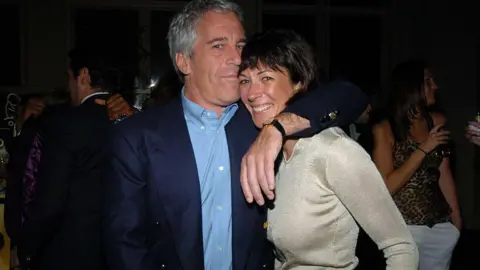 Getty Images Jeffrey Epstein and Ghislaine Maxwell pictured together in 2005.