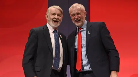 Oli Scarff/AFP/Getty Images Paul Flynn and Jeremy Corbyn