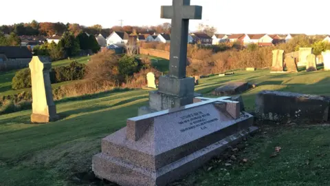 Emily's brothers are buried in the cemetery in Airdrie