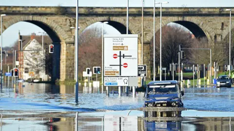 Paul Ellis/Getty Images Leeds flooded in the Boxing Day floods of 2015.