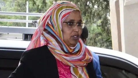 AFP Aisha Mohammed, Ethiopia's new defence minister, arrives in Addis Ababa on 16 October 2018