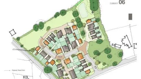 Robert Limbrick Architects Plan for 35 new homes