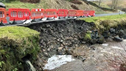 Scottish Borders Council Route damage