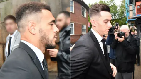 PA Media Mason Bennett (left) and Tom Lawrence (right)