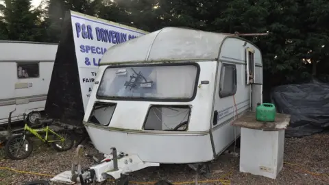 Lincolnshire Police Victim's caravan