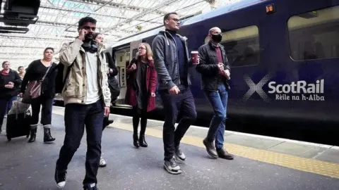 PA Media ScotRail passengers