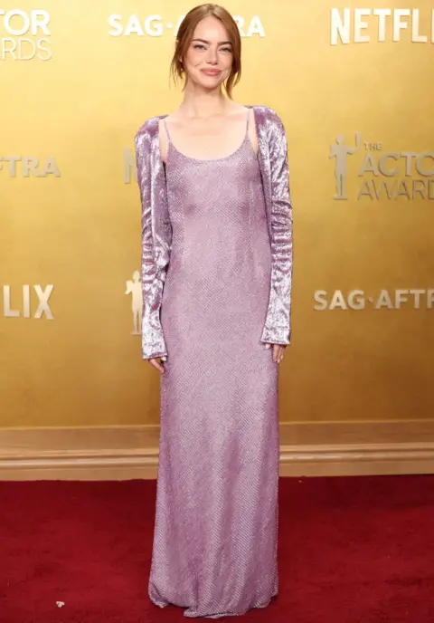 Getty Images Emma Stone attends the 32nd Annual Actor Awards at Shrine Auditorium and Expo Hall on March 01, 2026 in Los Angeles, California