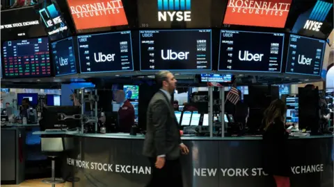 Getty Images Uber on NYSE