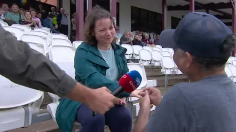 Sky Sports Mayank Sharma proposes to Dory Becz